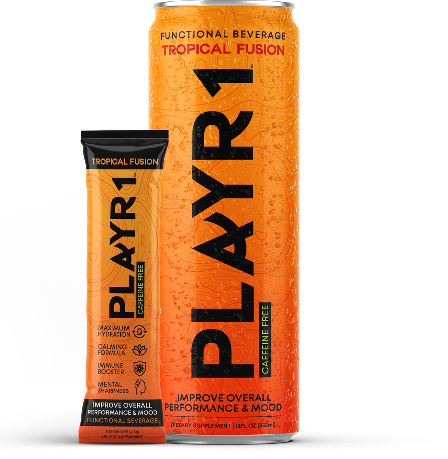 PLAYR1 Tropical Fusion can and stick pack